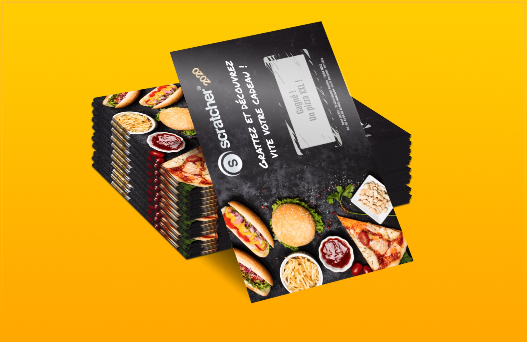 Fêtes de fin d’année, signature d’un contrat important, les occasions de vouloir récompenser vos salariés sont nombreuses. Mais comment faire pour que tous soient ravis ? C’est simple : utilisez le ticket à gratter. C’est à la fois ludique et attrayant : tout le monde veut voir s’il a gagné quelque chose. Selon le domaine dans lequel vous travaillez, vous pouvez offrir des produits créés par votre société ou bien encore des réductions dans certaines enseignes. Si ça n’est pas possible, vos salariés apprécieront de remporter des bons pour un dîner au restaurant ou des tickets de cinéma par exemple. Enfin, certaines entreprises font le choix d’offrir à leurs salariés des journées ou des demi-journées de congés payés, c’est idéal après une longue période intense ou stressante. Cela permet à la fois de faire très plaisir à vos salariés en leur permettant de prendre du temps pour eux, mais aussi de leur montrer que leur bien-être vous importe. Et tout cela grâce à un ticket à gratter !