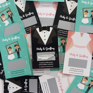 Les organisateurs de mariages, les salles de réception de mariage, les traiteurs, les photographes de mariage, les vidéastes de mariage, les fleuristes pour mariage, les pâtissiers pour gâteaux de mariage, les boutiques de robes de mariée et de costumes pour homme, les bijoutiers pour alliances et accessoires de mariage, les DJ et musiciens pour mariage, les agences de location de voitures de mariage, les coiffeurs et maquilleurs pour mariage, mais aussi les particuliers qui se marient et qui veulent organiser leurs propres lots, peuvent se sentir concernés par ce style de ticket pour promouvoir leurs services ou animer leur mariage. Les organisateurs de mariages, les salles de réception de mariage, les traiteurs, les photographes de mariage, les vidéastes de mariage, les fleuristes pour mariage, les pâtissiers pour gâteaux de mariage, les boutiques de robes de mariée et de costumes pour homme, les bijoutiers pour alliances et accessoires de mariage, les DJ et musiciens pour mariage, les agences de location de voitures de mariage, les coiffeurs et maquilleurs pour mariage, mais aussi les particuliers qui se marient et qui veulent organiser leurs propres lots, peuvent se sentir concernés par ce style de ticket pour promouvoir leurs services ou animer leur mariage.